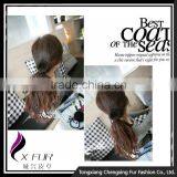 CX-E-26 New Design Hign Quality Qute Mink Fur Elastic Hair Band Accessories thumbnail-4