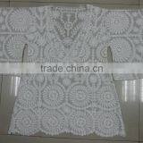 Latest Western Ladies Embroidered Lace Summer Beach Kaftan thumbnail-3