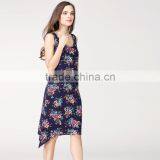 2017 MAMALOVE New Sleeveless Cotton Floral Maternity Clothes Breastfeeding Dress Women Pregnant Dress thumbnail-5