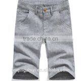 Hot 100% Cotton Cheap Light Color Casual Half Pants for Men thumbnail-1