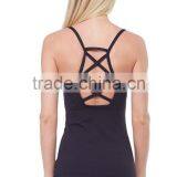 2016 Womens Yoga Gym Wear Bodybuilding Workout Yoga Tank Top thumbnail-3