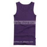 Custom no Design Plain 100% Cotton Tank Top thumbnail-4