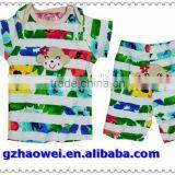 100% Cotton Wholesale High Quality Spring & Summer 4PCS/Set Newborn Infant Baby Boy Girl Suits thumbnail-2