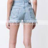 2017 Latest Summer Fashion OEM Mid-rise Casual Denim Shorts Jeans Pant Hot Girls Sexy Board Shorts thumbnail-2