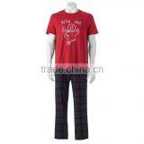 Funny Printed Design on T Shirt and Pants Mens Pajamas Set Christmas Family Matching Pajamas thumbnail-3