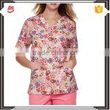 Hot Sale Printed Nursing Medical Scrubs Wholesale thumbnail-1