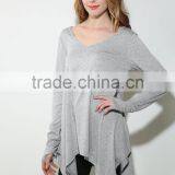 Fashion Women's Sexy Fashion Loose Tops Long Sleeve V Neck Casual Blouse For Sale thumbnail-6