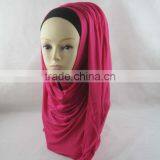 Muslim Lengthened Curling Scarf Korea Sweater Scarf Arabic Pure Color Scarf thumbnail-6