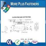 Made In Taiwan Hard Taper Dowel and Groove Clevis and Cotter Pin thumbnail-1