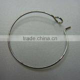 New Arrival Silver Jewelry Fashion Earrings Circle thumbnail-1