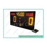 7 Segment Electronic Football Scoreboards , Sports Gymnasium Scoreboards For Football
