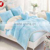 Classic Pv Plush Long Faux Fur With 30-35cm Super Soft Solid Throw Blanket