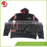 Custom sublimation warm up fitted hoodies