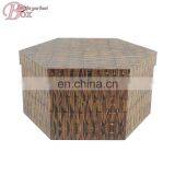 The Most Popular Hexagonal Retro Woven Bamboo Decorative Pattern Storage Box thumbnail-5