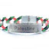 Fashion Jewelry Engrave Logo Palestine Bracelet thumbnail-1