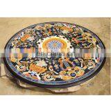 Square Shape Marble Pietra Dura Table Top