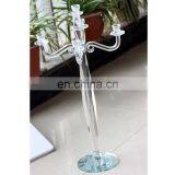 Set of Crystal Candle Holders 5 Arms Glass Candle Flame Protectors Candlestick thumbnail-4