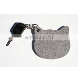 Customized Color Size and Design 5mm Thickness Lanyard Felt Key Holder thumbnail-5