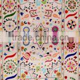 Handmade Suzani Wall Hanging Trendy Vintage Suzani Bedsheet Decorative Throw Bed Cover thumbnail-1