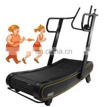 Resistance Adjust Low Noise Curved Self-generating Treadmill Commercial Treadmill for Running no Power Treadmill thumbnail-1