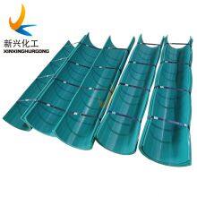 Dual Color Wear Warning UHMWPE Liner for Shaftless Screw Conveyor