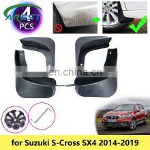 for Suzuki SX4 S-Cross 2014~2019 Mudguards Mudflap Fender Mud Flaps Splash Guards Accessories Maruti SX-4 SX 4 S Cross SCross thumbnail-1