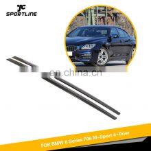 Carbon Fiber F06 M TECH Side Skirts Extension of Body Kit for BMW 640i 650i Gran Coupe M Sport 12-17 thumbnail-2