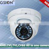 HYbrid 3.6mm HD Lens ICR Function 720P TVI-AHD-CVI-CVBS All in One Dome Camera thumbnail-1