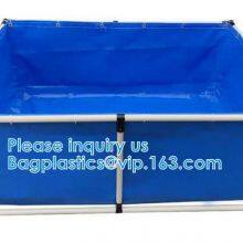 Aquaculture Pool PVC Coated Cloth COATED BANNER Tarpaulin Greenhouse Fish Pond Crayfish Koi Culture Child Water Pool thumbnail-1