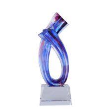 Factory Selling High Quality Anniversary Awards Star Liuli Glazed Trophy for Annual Awards thumbnail-4