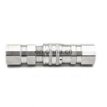 Carbon Steel Stainless Steel 1/2 Inch ISO 16028 Hydraulic Fittings Hydraulic Quick Couplings for Skid Steer Loader thumbnail-2