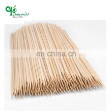 Eco-friendly wholesale customized bamboo barbecue skewers importer bbq sticks