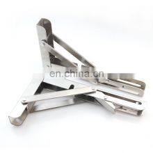 Heavy Duty Furniture Shelf Triangle Folding Steel Metal Angle Table Support Bracket thumbnail-3