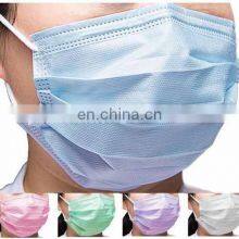Fast Delivery Disposable Surgical 3ply Holder Face Mask With Design Pink Mouth Mask With Earloop thumbnail-5