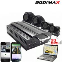 4 Channel Car DVR Dual Security System CCTV Camera 3G 4G WiFi GPS Tracking Vehicle Mdvr Device