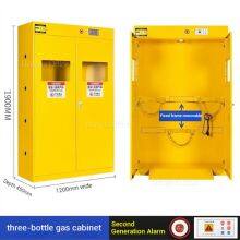 Armoire de stockage de bouteilles de gaz ventilée sur mesure avec alarme automatique pour les usines industrielles | Conception anti-explosion thumbnail-3