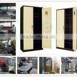 Godrej Steel Almirahs Deigns Detachable Metal Almirah Wardrobe 2 Mirror Doors Wardrobe Closet thumbnail-5