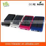Power Bank Gift Solar Battery Charger Power Bank 5000mah Solar Power Bank