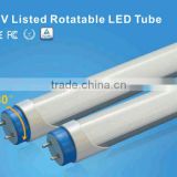 led lights new technology TUV T8 led tube Rotatable base colorful base led tube 1500mm CE EMC LVD ERP 25W LED tube with 5 years