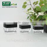 Suqare Black Cream Jar , Can be Injected Various Colors , 5g Mini Jar for Eye Serum thumbnail-2
