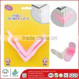 angle colourful child safety lock for drawers