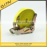 High Quality Ratchet Tie Down Nylon Rachet Strap&Double J Hook