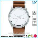 Smooth Grained Soft Calf Leather Strap 22mm Width Stainless Steel Hardware Strap 10ATM Water Resistance Japan Movement Date thumbnail-1