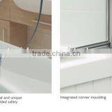 Single Panel Standard Bath Screen With Towel Rail thumbnail-6