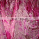 Lovely Pink Batik Handmade Tie Dye Belly Dance Silk Veils and Belly Dance Costume,belly Dancer Silk Veils thumbnail-1