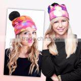 10pcs to buy factory direct sale New arrival Cute Funny baby beabie winter hat for ladies high fashion