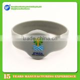 65mm diameter silicone access control rfid waterproof wristband