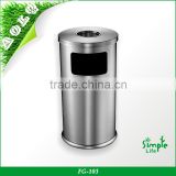 Waste Container, 304 Stainless Steel Dustbin