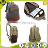 New Product Trade Assurance Oem School Canvas Backpack thumbnail-3