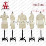 Unique Lady England Standard Fitting Adjustable Female Mannequins thumbnail-5